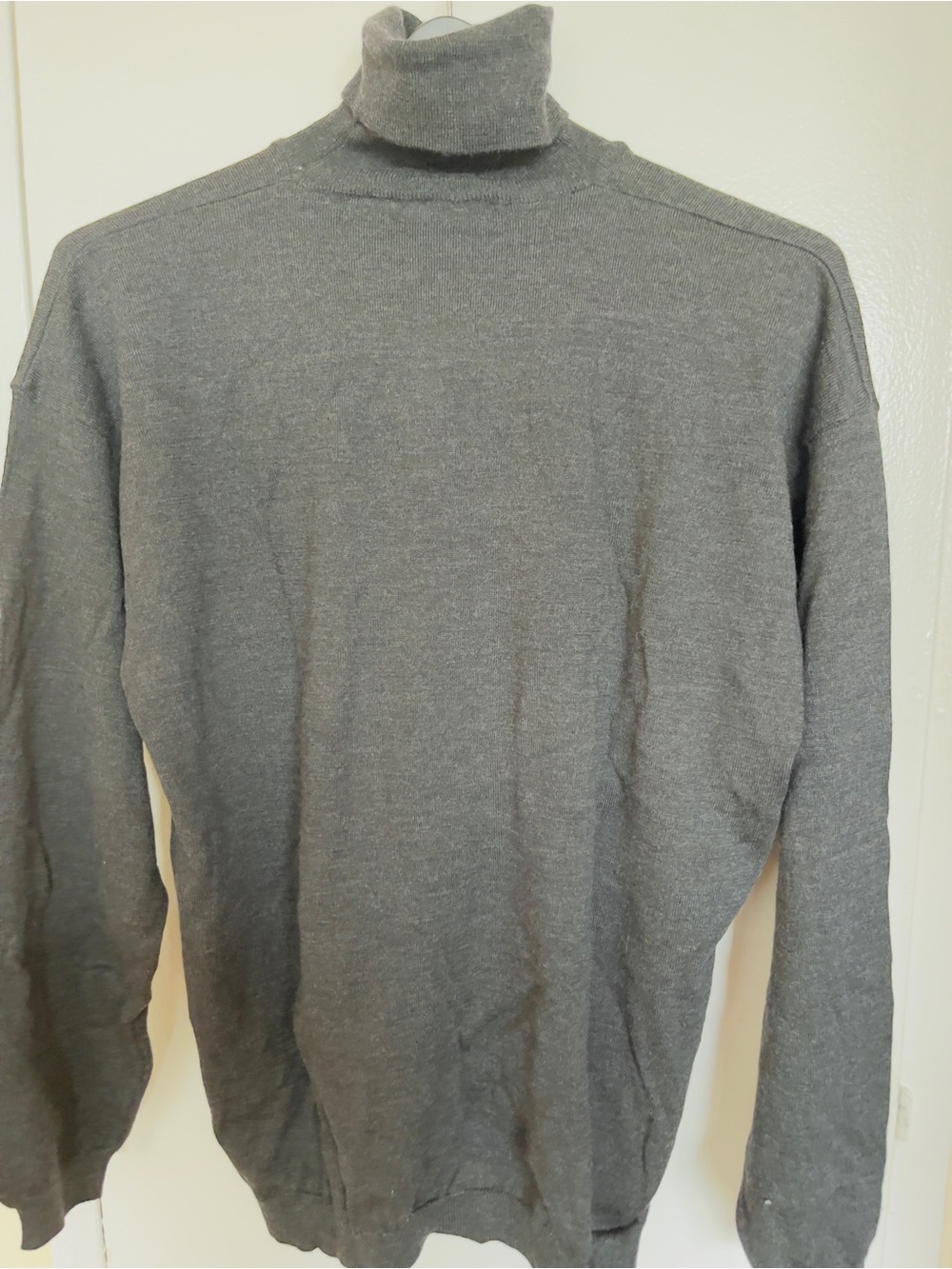 Barneys New York Grey Turtleneck Sweater
